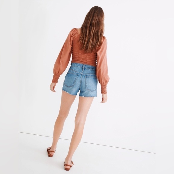 Madewell The Perfect Jean Short in Burnett Wash: TENCEL Lyocell Edition, Size 26 - Picture 3 of 8